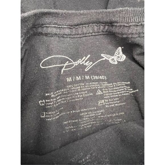 Dolly Parton Men’s Medium Portrait Graphic T-Shirt Black - Picture 6 of 6